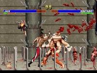 une photo d'Ã©cran de Mortal Kombat Trilogy sur Sega Saturn